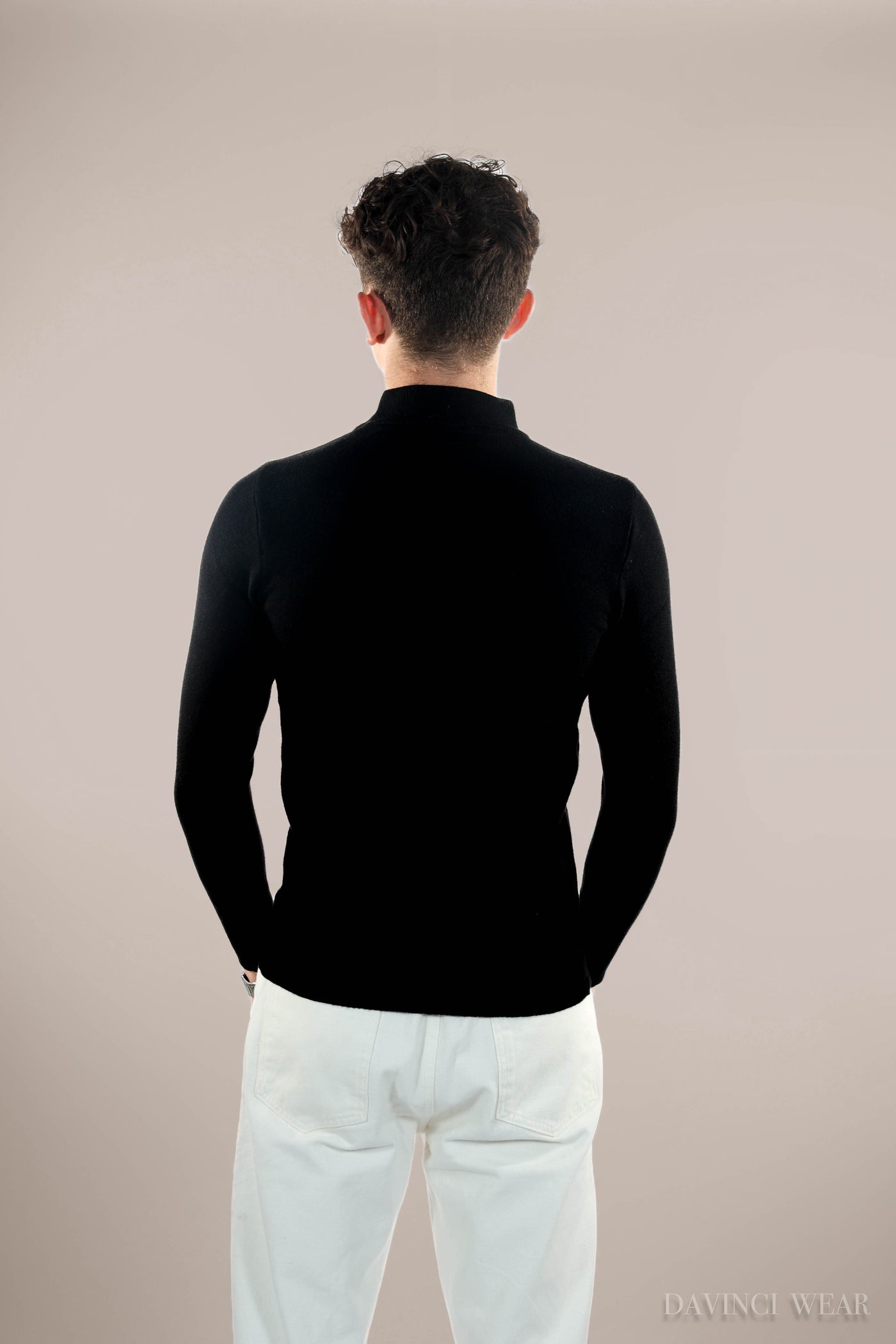 Davinci - Kurzer Rollkragenpullover