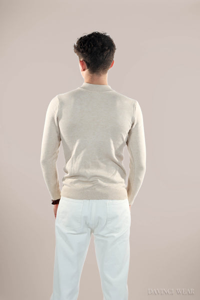 Davinci - Kurzer Rollkragenpullover