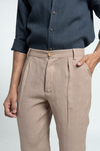 Davinci- Leinenhose (Muted Mocha)