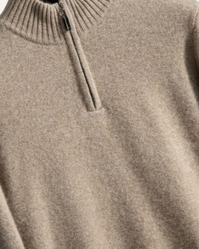 Davinci - Kaschmir Pullover mit Reißverschluss