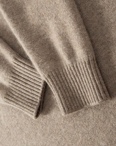 Davinci - Kaschmir Pullover mit Reißverschluss