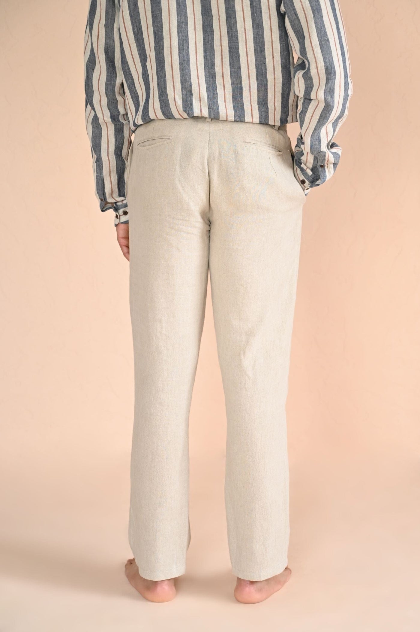 Davinci- Leinenhose  (Beige)