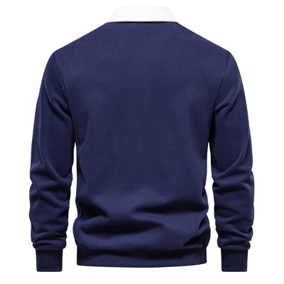 herren-luxuriöser-polo-pullover-mit-klassischem-kragen-und-elegantem-langarm-design