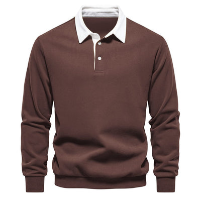 herren-luxuriöser-polo-pullover-mit-klassischem-kragen-und-elegantem-langarm-design