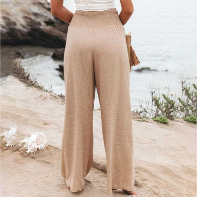 beige-weite-leinenhose-mit-hoher-taille-elastischer-bund-entspannter-sommerstil