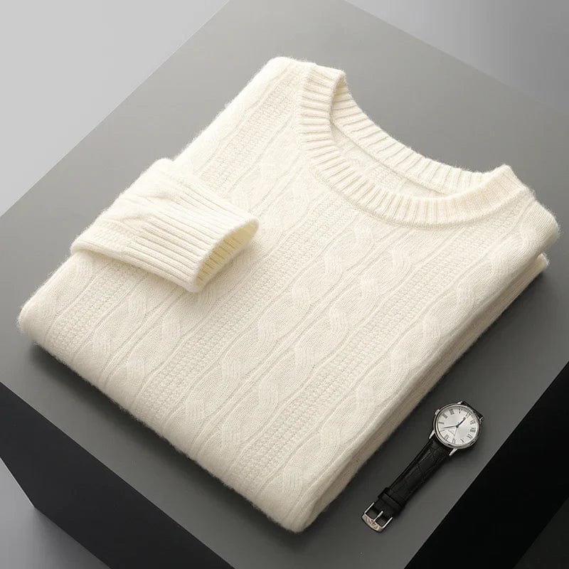 Eleganter Herrenpullover aus hochwertigem 100% Kaschmir.