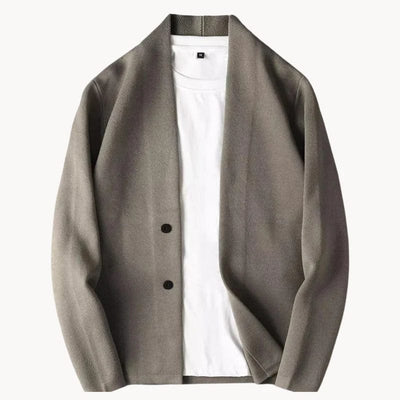 Strick-Cardigan für Herren, elegant und hochwertig.