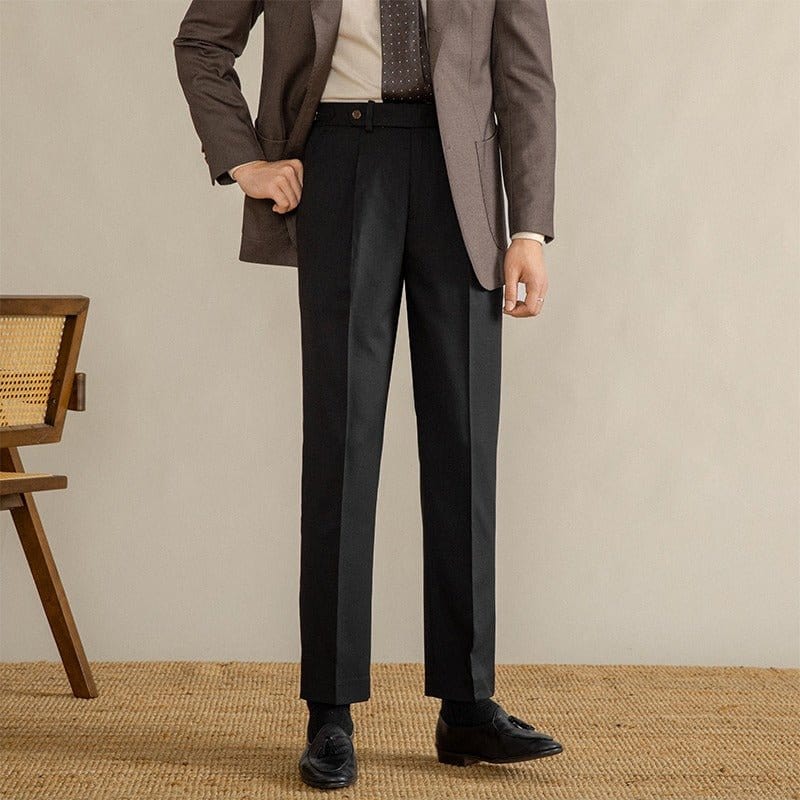 Davinci - Brunello Herringbone Trousers