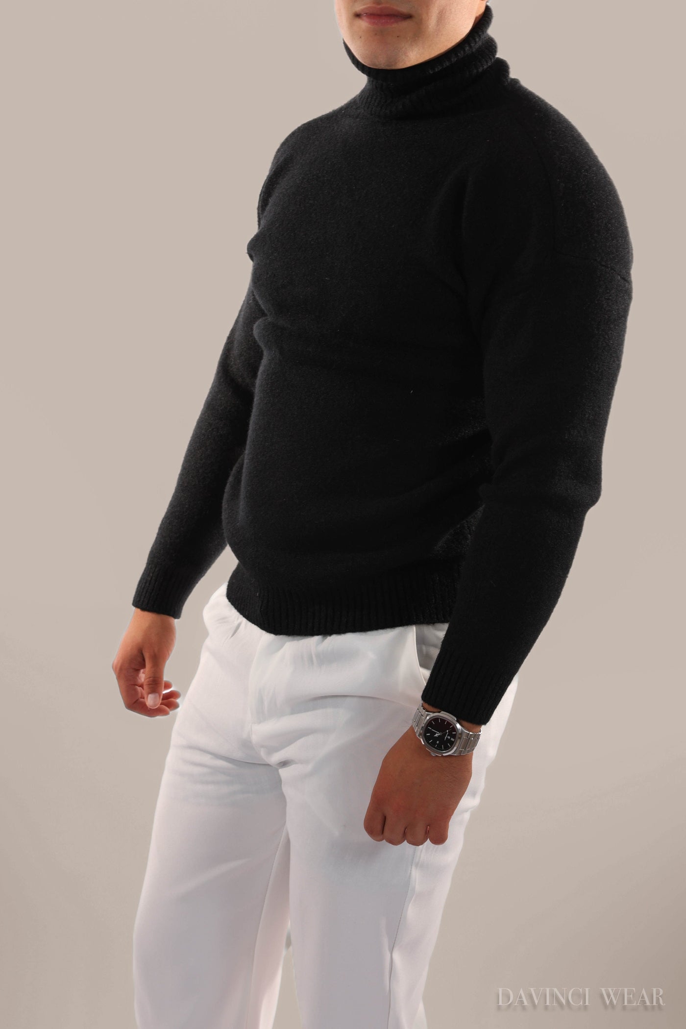 Davinci - Cashmere turtleneck sweater