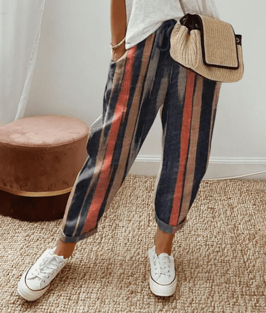 casual-lightweight-harem-pants-with-abstract-pattern-elastic-waist-summer-outfit"