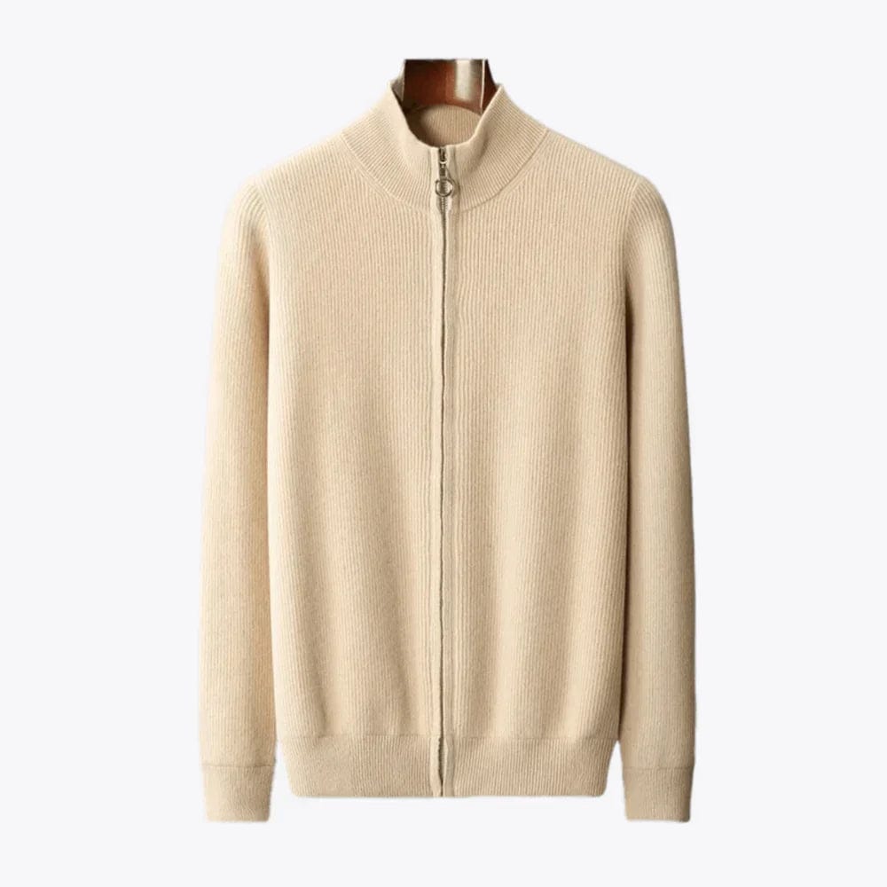 Davinci - Cashmere jacket with zipper