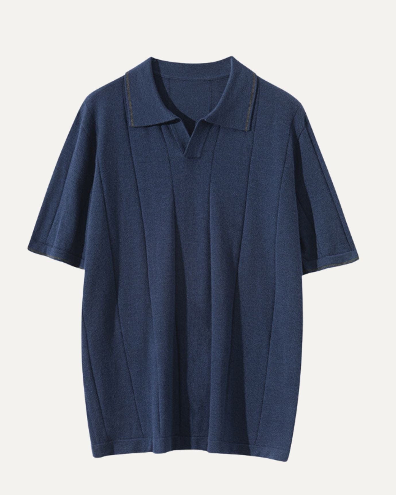 Davinci - Cashmere Polo Blue