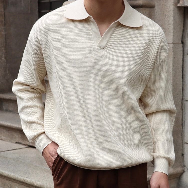 men's-sweater-with-polo-collar-casual-cut-soft-knit-material-classic-elegance