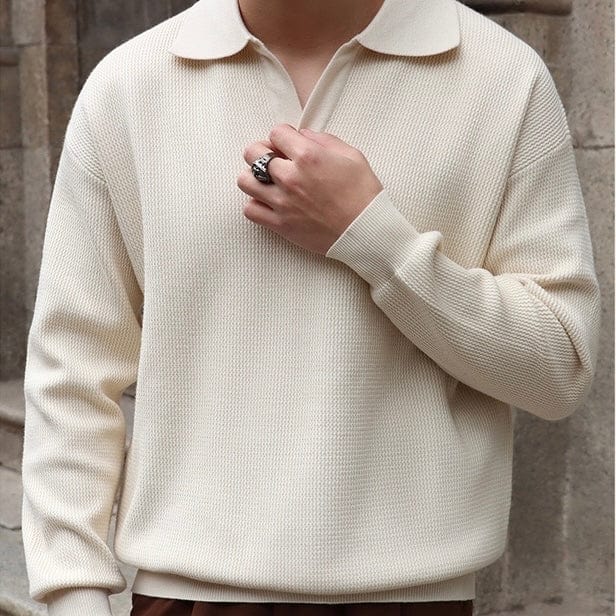 men's-sweater-with-polo-collar-casual-cut-soft-knit-material-classic-elegance