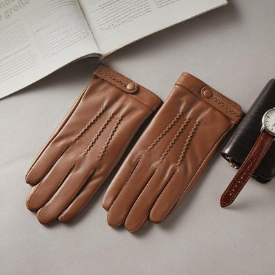 men's-leather-gloves-with-adjustable-strap-elegant-finishing