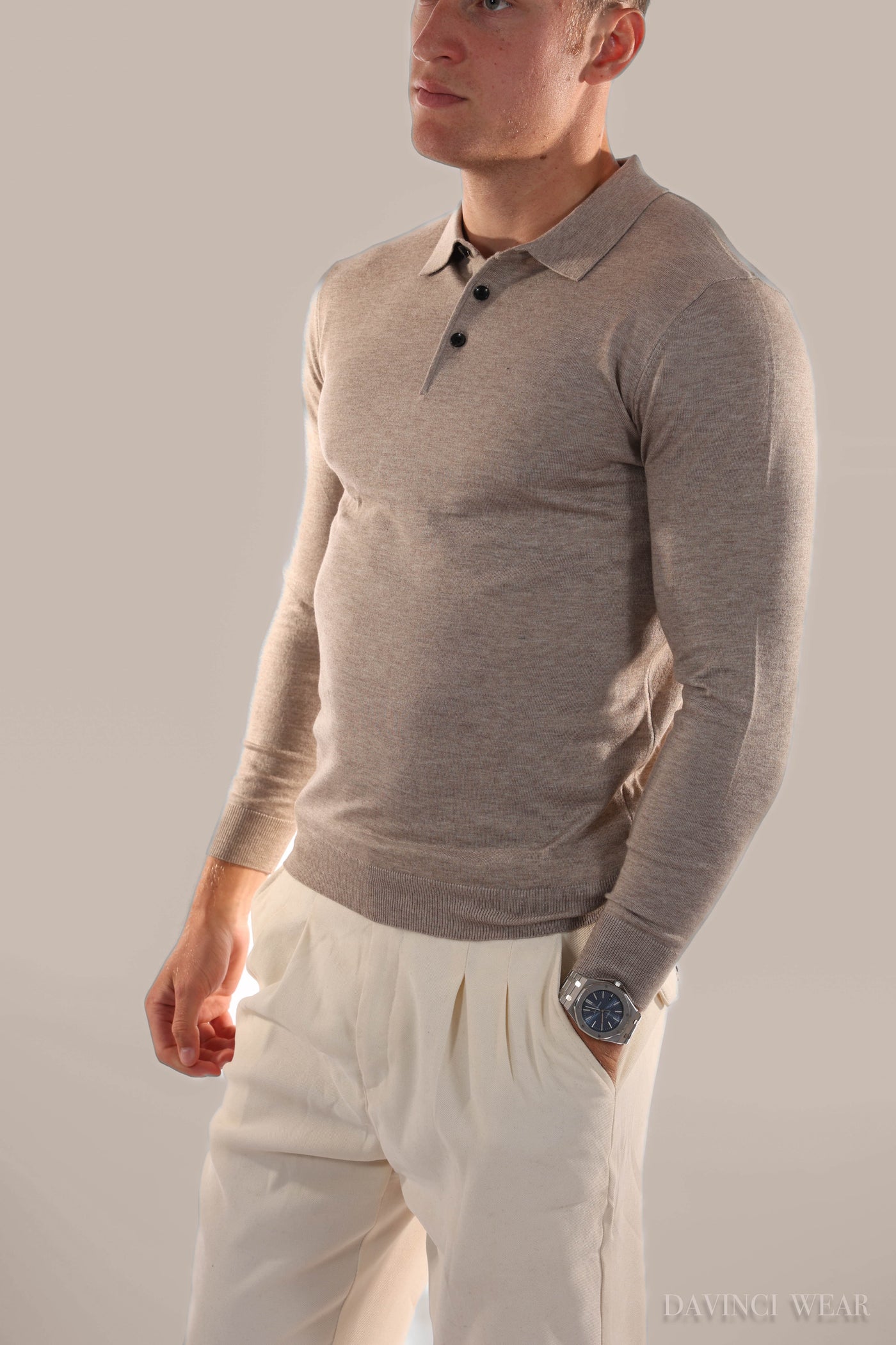 men's-cashmere-polo-with-long-sleeves-in-beige