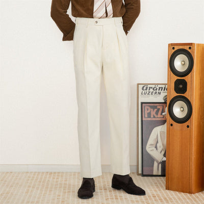 Men's-wide-high-waisted-pants-with-vintage-style-and-elegant-pleated-seam