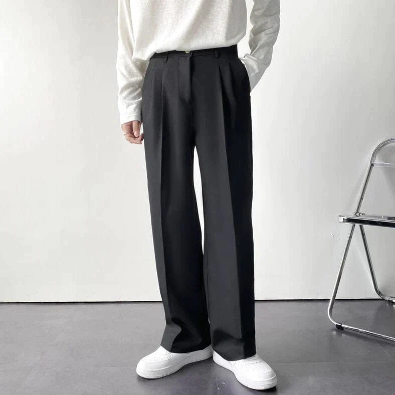 Men's-wide-high-waisted-trousers-with-vintage-look-and-elegant-pleated-seam