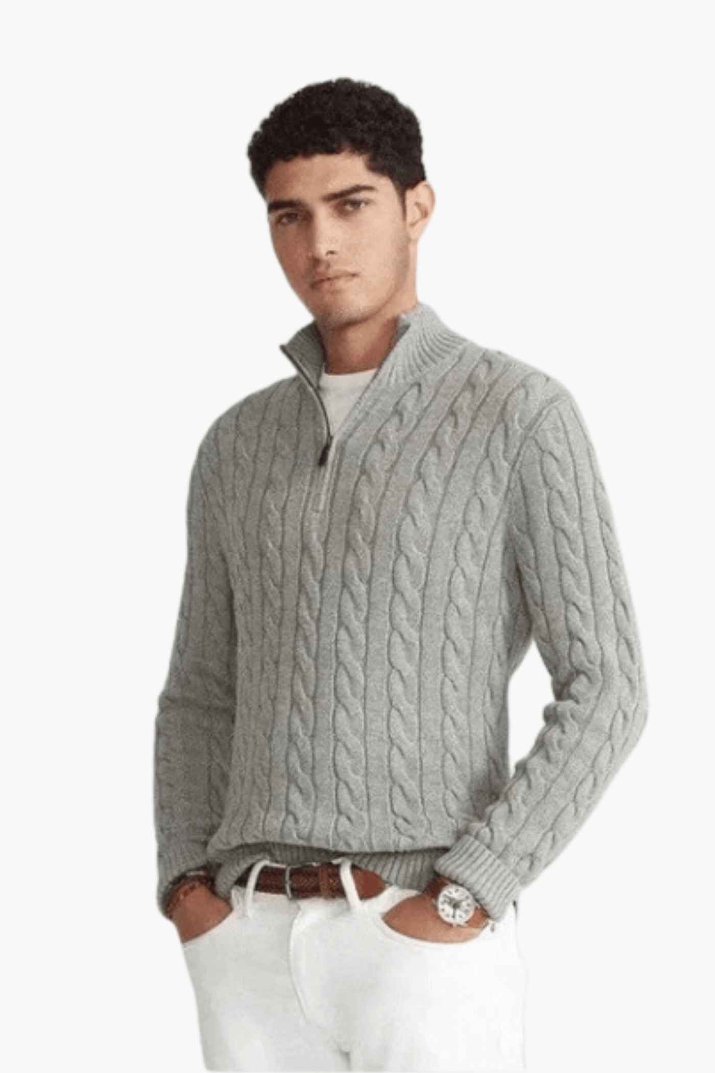 Davinci - Santoni zip-up sweater