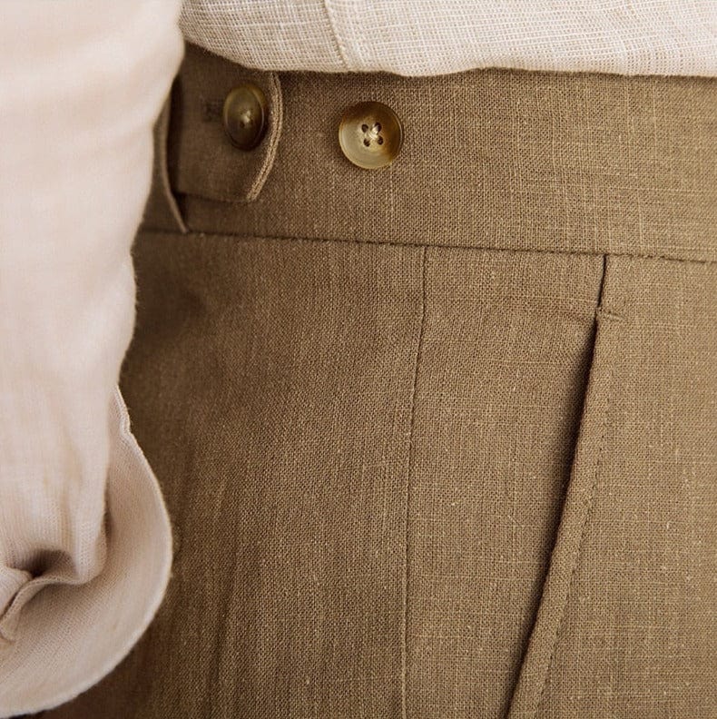 men's-camel-high-waisted-pants-with-double-button-fastening-and-timeless-silhouette