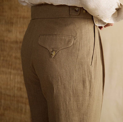 men's-camel-high-waisted-pants-with-double-button-fastening-and-timeless-silhouette