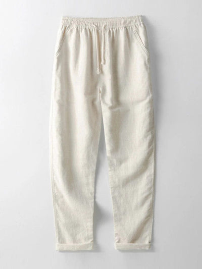 men's-linen-pants-elastic-waist-simple-design-model-shows-natural-elegance