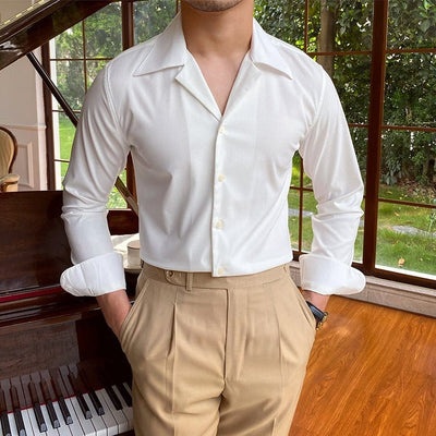 men's-linen-shirt-white-classical-style-model-exudes-elegance