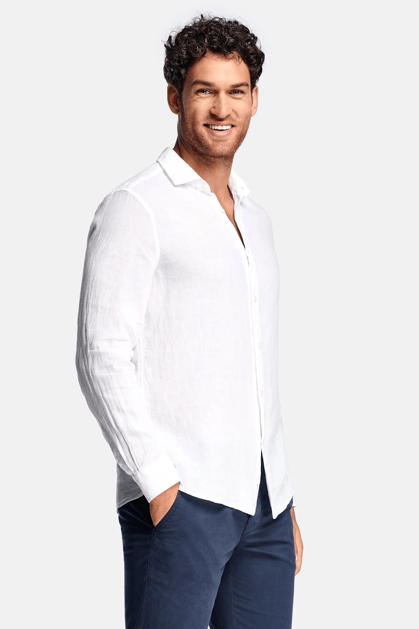 Davinci - White linen shirt