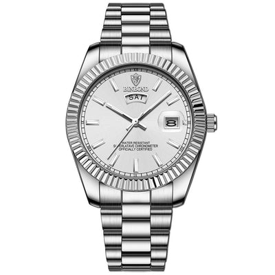 Stainless-steel-wristwatch-with-silver-dial-classic-design