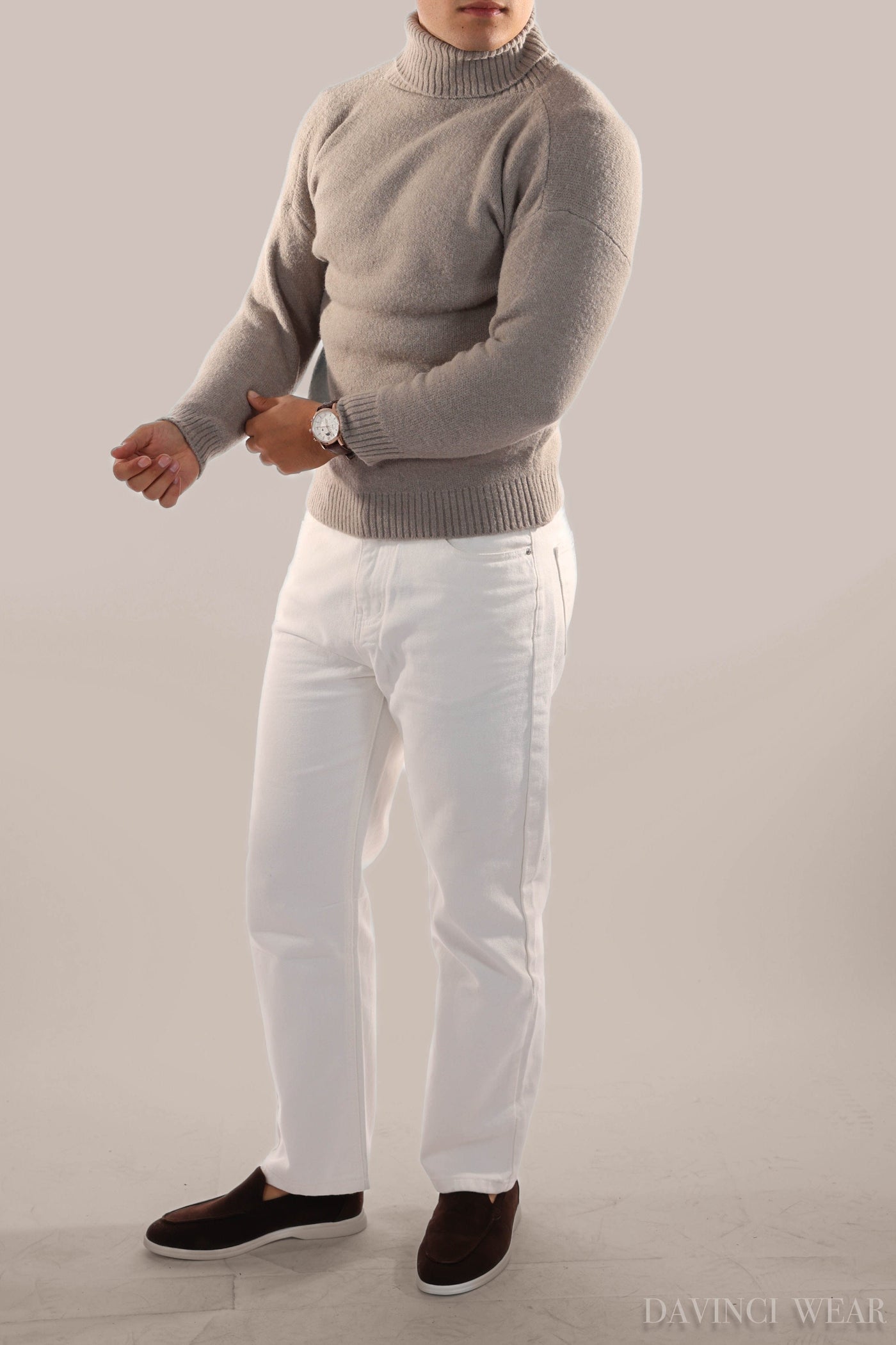 Davinci - Cashmere turtleneck sweater