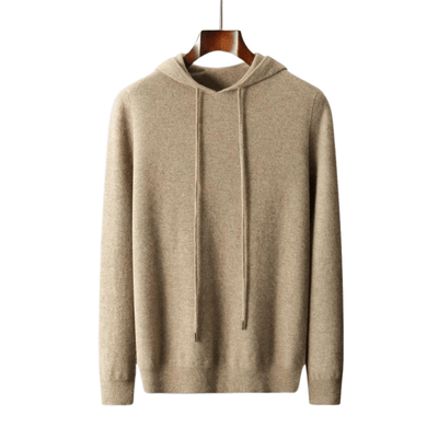 men's-hoodie-beige-luxurious-cashmere-sweater-with-zipper-and-drawstring