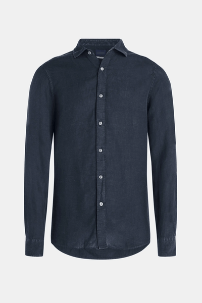 chemise en lin pour homme-coupe-classique-et-boutonnage-élégant-et-aéré