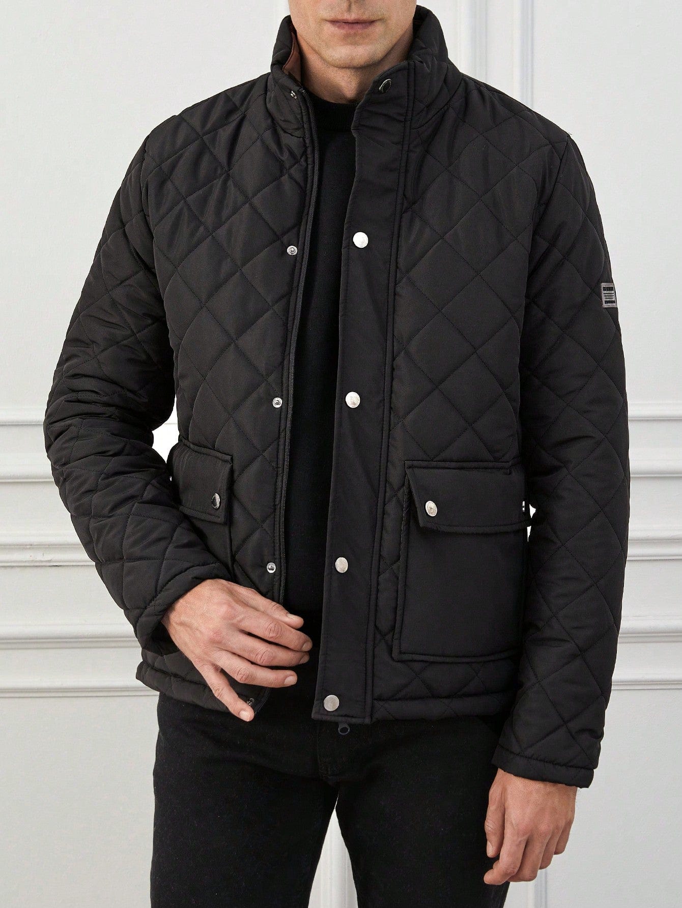 veste matelassée pour hommes avec col montant et poches-look-élégant-pour-les-jours-frais